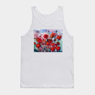 Poppies in nz Tank Top